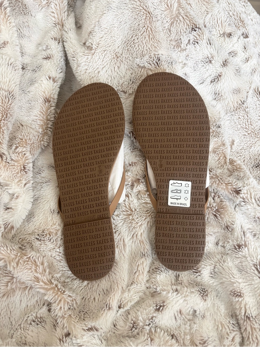 TKEES Cocoa Butter Tan Flip Flop Sandals - Picture 3 of 5